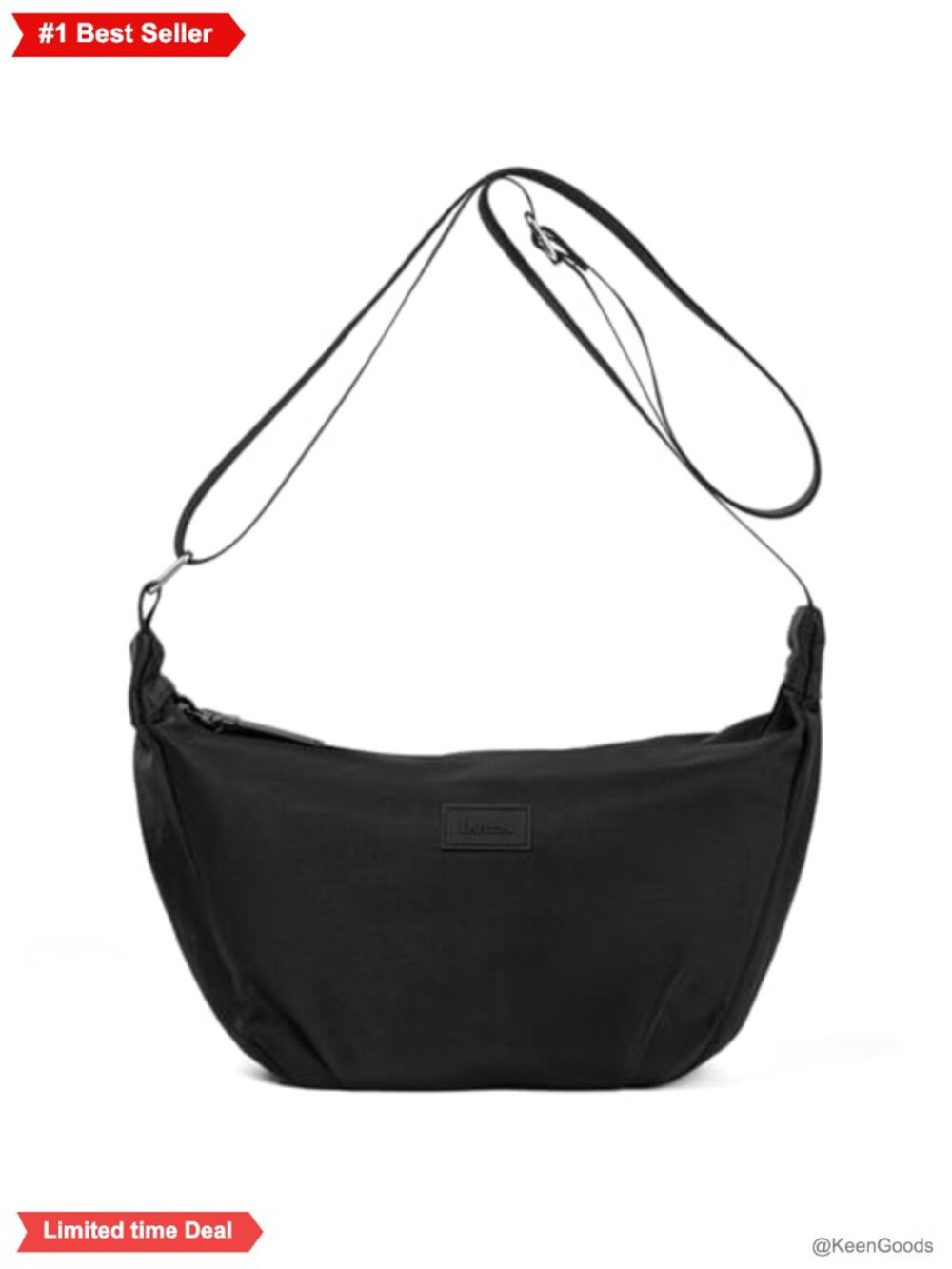 Nylon Sling Bag Crossbody Adjustable Strap Hiking Travel Purse